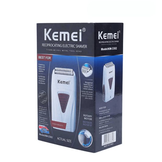 Afeitador Portátil KEMEI KM-3382 Blanco