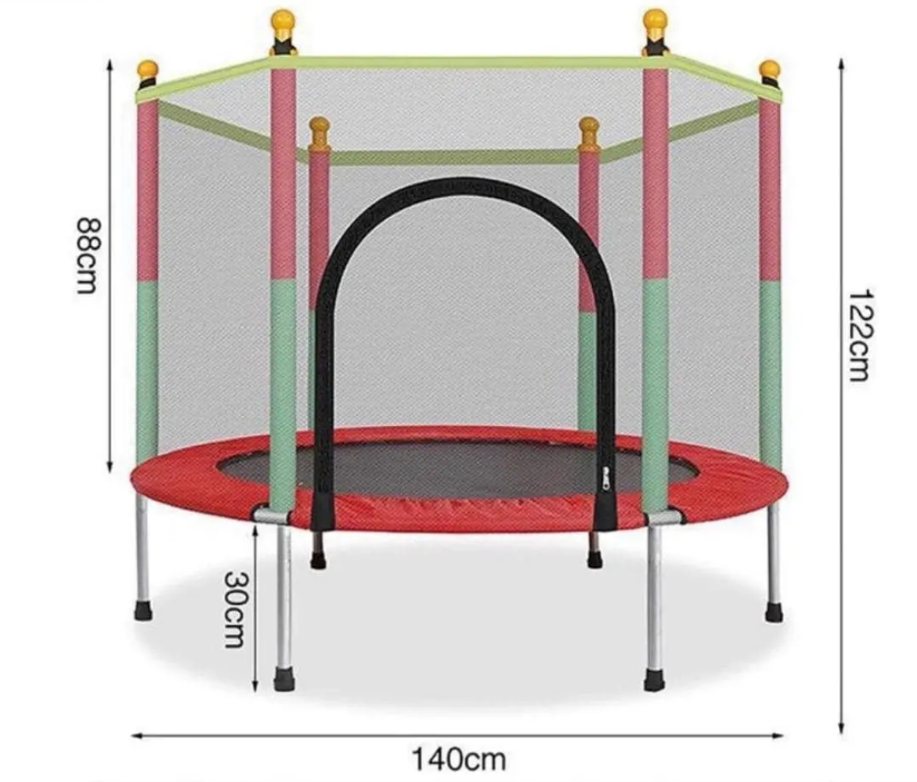RAMPOLÍN / CAMA ELÁSTICA INFANTIL 140 CM