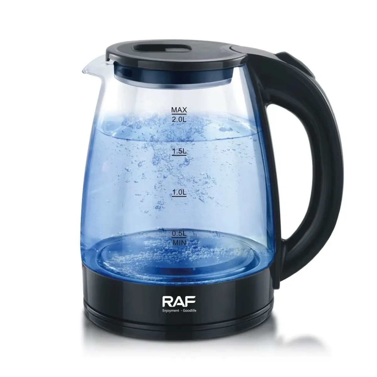  HERVIDOR ELÉCTRICO RAF R.7201B – VIDRIO 2L / 1500W